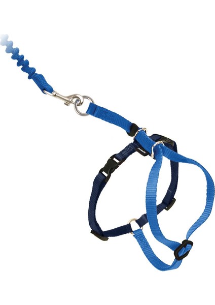 Easy Walk Cat Harness Kedi Gezinti Tasması Mavi Medium (27-36 Cm)