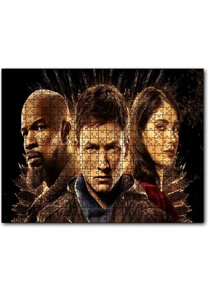 Cakapuzzle  Robin Hood Jamie Fox Eve Hewson Taron Egerton 255 Parça Puzzle Yapboz Mdf (Ahşap)