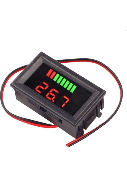 Akü Kapasite Göstergesi Voltmetreli