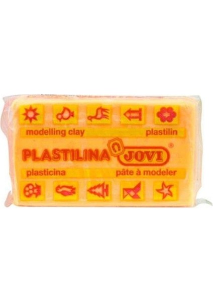 Jovı 70 Oyun Hamuru Fosforlu Renkler 50 Gram Portakal