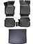 Volkswagen Caddy 3D Havuzlu Paspas 2011-2015 + Bagaj Havuzu 1