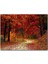 Sonbaharda Orman Görseli 500 Parça Puzzle Yapboz Mdf (Ahşap) 1