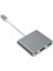 Usb-C Hub Dijital Av Çok Bağlantı Noktası Adaptörü Kablosu Tip-C HDMI 4K & USB 3.0 (Yurt Dışından) 1