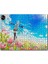 Cakapuzzle Anime Kız Bulutlu Gökler ve Laleler 1000 Parça Puzzle Yapboz Mdf(Ahşap) 1