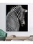 Zebra Dekoratif Kanvas Tablo 2
