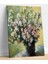 Claude Monet Vazoda Çiçekler Kanvas Tablo 2