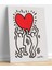 Keith Haring Love Kanvas Tablo 2