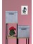 Gri Çizgili Kapaklı Kutu 30X30X30 1