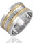 Gümüş Altın Kaplama Alyans 1
