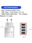 Hızlı Şarj Qc 3.0 4 USB Portlu 3.1A - 48W Çoklu Şarj Cihazı + 3 A Hızlı Şarj Kablosu - Micro USB 4