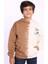 Toontoy Erkek Çocuk Kapüşonlu Baskılı Iki Renkli Sweatshirt 1