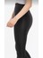 Kadın Siyah Disko Yüksek Bel Toparlayıcı Tayt 2