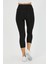 Kadın Siyah Yüksel Bel Kapri Tayt 4