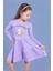 Toontoy Kız Çocuk Ayıcık Baskılı Elbise 4