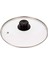 Tencere Tava Sahan İçin Buhar Delikli Temperli Z Tipi Cam Kapak 24 Cm 1