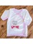 Kız Bebek Hastane Çıkışı 10 Parça Pembe Kedi Desenli 3