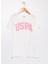 Bisiklet Yaka Baskılı Sarı Kadın T-Shirt 1