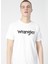 WRANGLER Erkek Kırık Beyaz Regular Fit Bisiklet Yaka T-Shirt 1