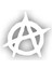 Anarchy Sticker 10 x 10 cm 1