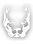 Pitbull Kafası Sticker 10 x 13 cm 1
