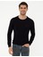 Erkek Lacivert Slim Fit Basic Triko Kazak 50248582-VR033 1