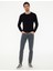 Erkek Lacivert Slim Fit Basic Triko Kazak 50248582-VR033 5
