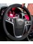 Opel Astra G Kasa Uyumlu Kırmızı Yüzüklü Noktalı Deri Direksiyon Kılıfı 1