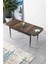 Concept Canisa Zen Serisi Mdf Açılabilir Barok Ahşap Desen Mutfak Masa Takımı+6 Adet Sandalye (80 x 132 Cm) 2