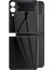 Samsung Galaxy Z Flip 3 Uyumlu 3D Standart 2 In 1 Arka Koruyucu Siyah 1