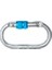 Symmetrıc St Screw Gate Kilitli Karabina Silver-Blue 2