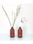 2 Adet Amber Kahverengi Mini Cam Vazo 250ML. (Tıpasız) 1