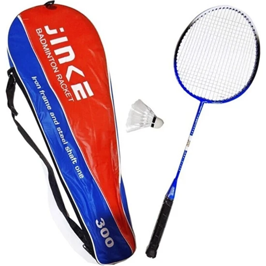 Özbek Jinke Badminton Seti Çantalı 2 Raket + 1 Top