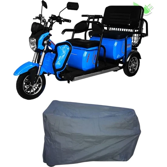MaxDurable Arora Derya Xlt 48 3 Tekerlekli 3 Kişilik Elektrikli Motosiklet Motor Koruma Brandası