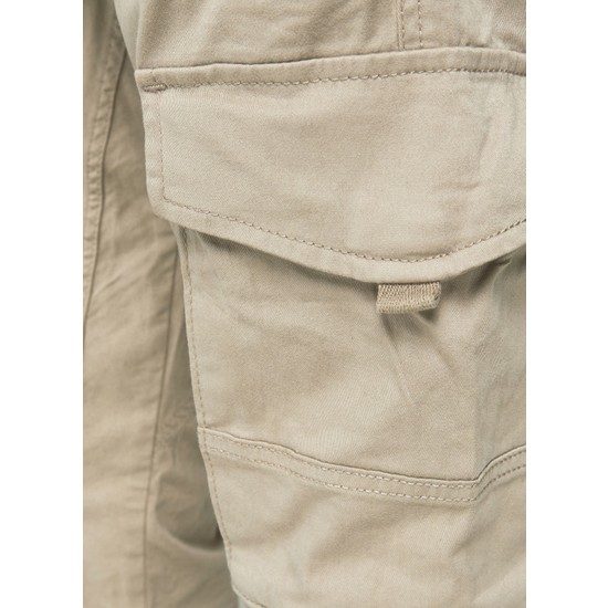 Jack & Jones 12193754_Jpstpaul Jjflake Akm 542 Orta Bel Normal Kalıp Düz KremErkek Kargo Pantolon