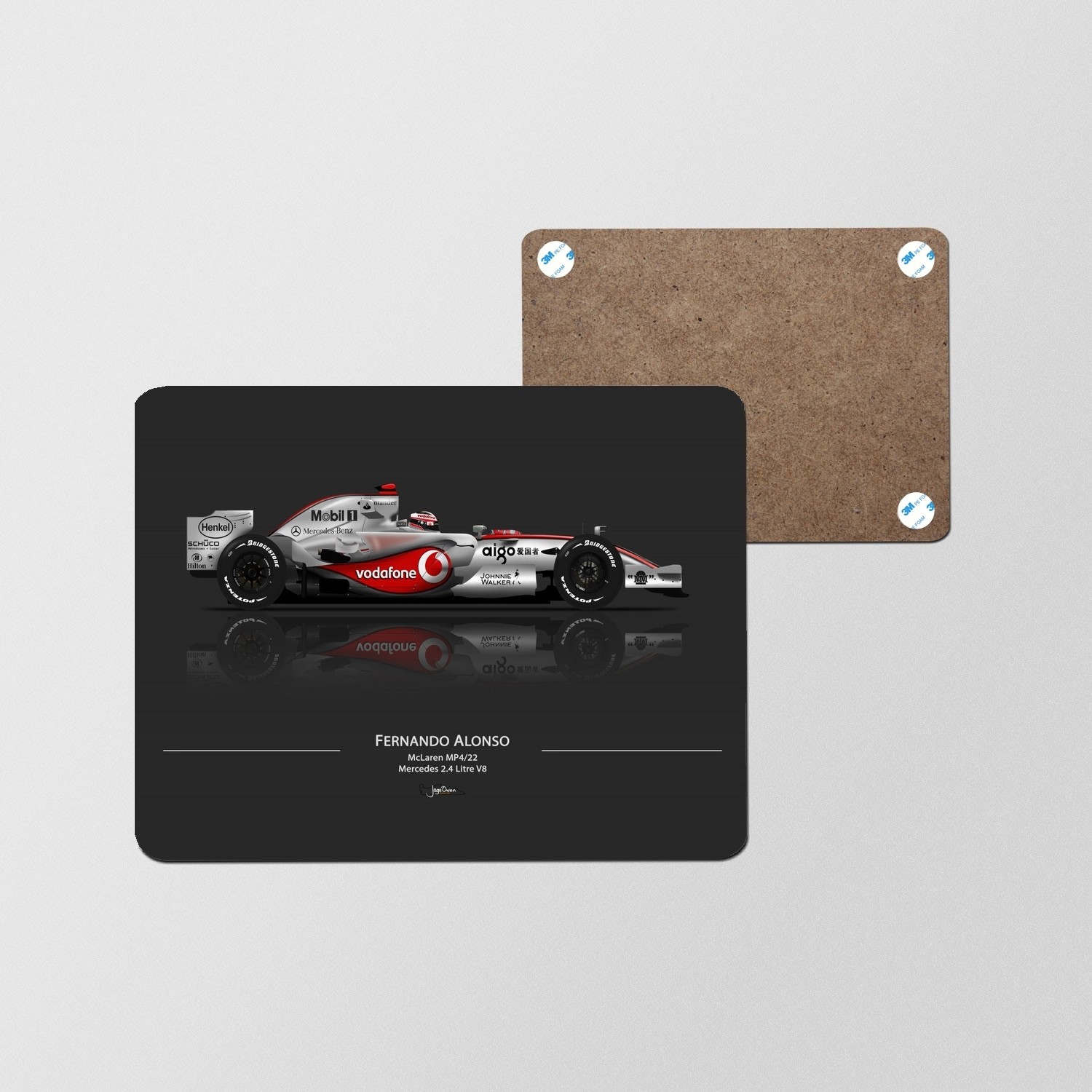 Fizello Alonso 07 Mclaren Mdf Tablo Fiyati Taksit Secenekleri