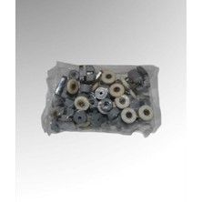 Katar Alüminyum Duşakabin Tekerleği Cam Kabin Yarı Metal 8 Li Set