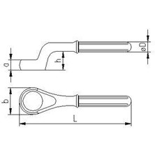 Izeltaş Boru Uzatmalı Yıldız Anahtar 41 mm