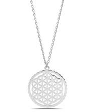 Parmas Design Kadın Yaşam Çiçeği 925 Ayar Gümüş Kolye