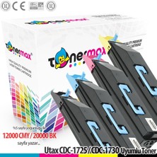 Toner Türk Utax CDC-1725 / CDC-1730 Set Muadil Toneri