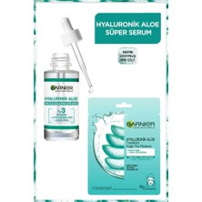 Garnier Hyaluronik Aloe Nemle Dolgunlaştıran Süper Serum ve Maske Seti