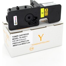 Toner Türk  Mita TK-5220 Sarı Muadil Toner / Ecosys P5021 / M5521