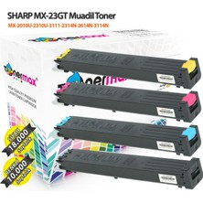 Toner Türk Sharp MX23GT Set Muadil Toner / MX2310 / MX2314 / MX2614 / MX3111 / MX3114