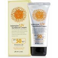 3W Clınıc Yüksek Koruma Sağlayan Güneş Kremi 3W Clinic Intensive Uv Sun Block Cream SPF50+ Pa+++