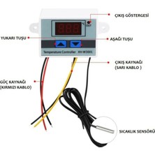 Elektromall XH-W3001 220V Ac Dijital Termostat Akvaryum Kuluçka Makinesi 2 Adet