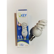 Key Light 11W 10 Adet Enerji Tasarruflu Ampul Gün Işığı