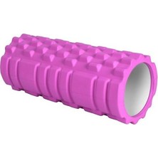 Avessa Tırtıklı Kısa Masaj Köpüğü Foam Roller Pilates Egzersiz Aleti 33 cm Pembe