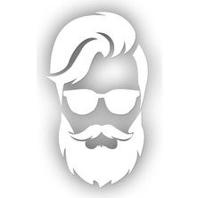 Stickrmarket Berber Kafası Sticker