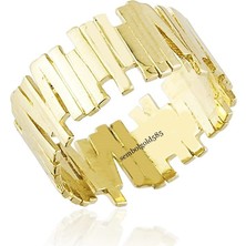 Sembol Gold ZikZak Altın Yüzük 14K Gold