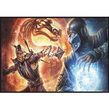 Beam Dijital Mortal Kombat Gaming Oyuncu Mouse Pad