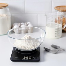 Genomsnitt Hassas Dijital Mutfak Tartısı Terazi Siyah 3 kg